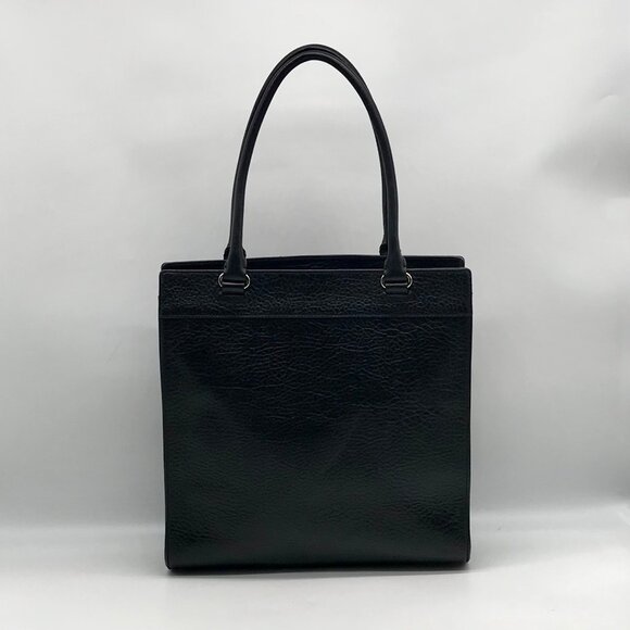 Kate Spade Black Pebbled Leather Lynne Bubbles Perforated Perri Lane Tote Bag - Picture 2 of 10